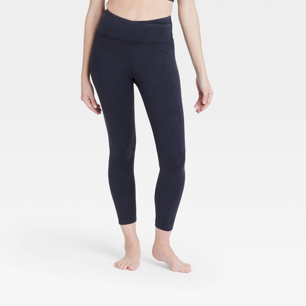 JOYLAB WOMEN'S CRISS CROSS HIGH-RISE LEGGINGS